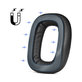 Cuscinetti auricolari di ricambio con magnete per Logitech Astro A30, Memory foam and PU leather, Black, 1 paio