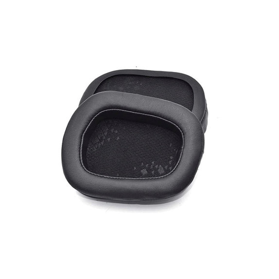 Cuscinetti auricolari di ricambio per Logitech G633 Artemis, G933 Artemis, Memory foam and Leather, Black, 1 paio