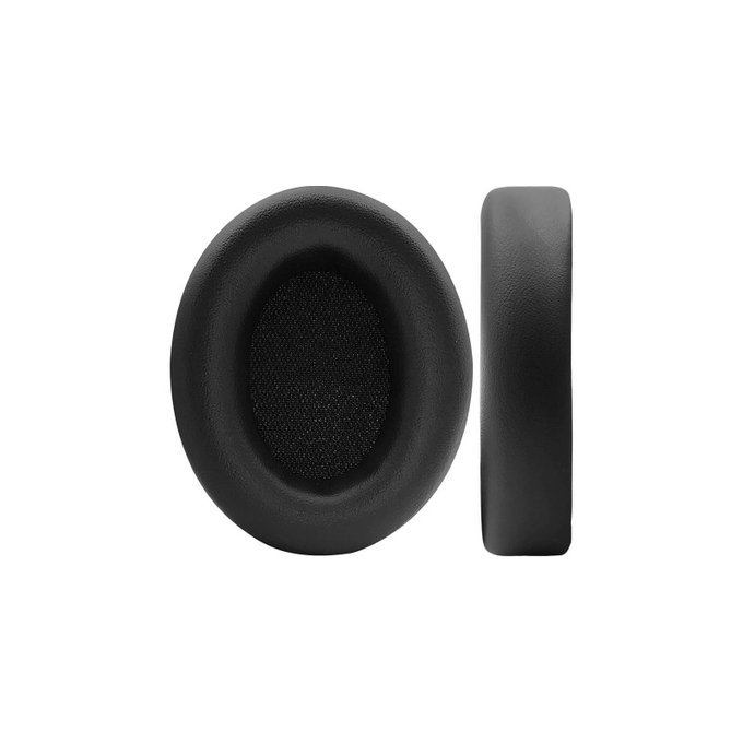 Cuscinetti auricolari di ricambio per Beats Studio Pro, Memory foam and PU leather, Black, 1 paio
