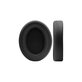 Cuscinetti auricolari di ricambio per Beats Studio Pro, Memory foam and PU leather, Black, 1 paio