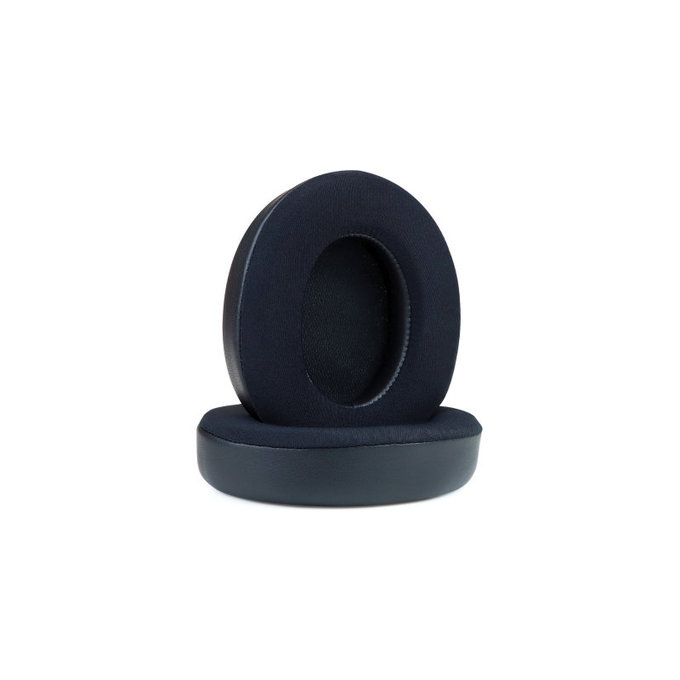 Cuscinetti auricolari di ricambio per Beats Studio Pro, Memory foam, Textile and Leather, Black, Cooling Gel, 1 paio