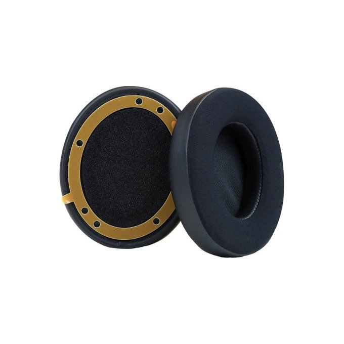Cuscinetti auricolari di ricambio per Beats Studio Pro, Memory foam, Textile and Leather, Black, Cooling Gel, 1 paio