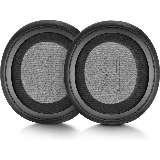 Cuscinetti auricolari di ricambio per Microsoft Xbox seriess, Memory foam and PU leather, Black, 1 paio