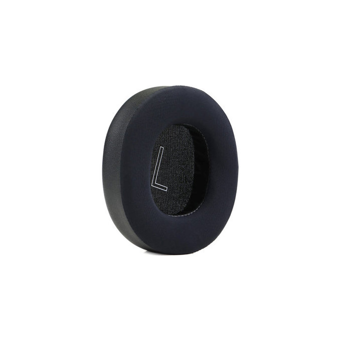 Cuscinetti auricolari di ricambio per Microsoft Xbox seriess, Memory foam and PU leather + Textile, Black, Cooling Gel, 1 paio