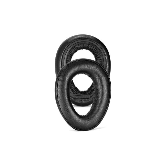 Cuscinetti auricolari di ricambio per Sennheiser PXC550, PX550, Memory foam and Leather, Black, 1 paio