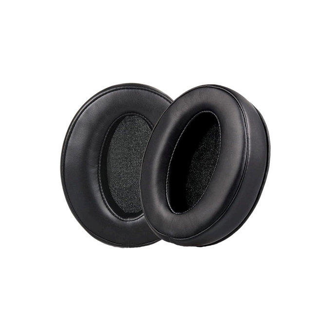 Cuscinetti auricolari di ricambio per Sennheiser HD4.50, HD450, Memory foam and Leather, Black, 1 paio