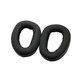 Cuscinetti auricolari di ricambio per Sennheiser GSP500, GSP600, Memory foam and PU leather, Black, 1 paio