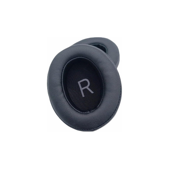 Cuscinetti auricolari di ricambio per Sennheiser Momentum 3.0, Memory foam and Leather, Black, 1 paio