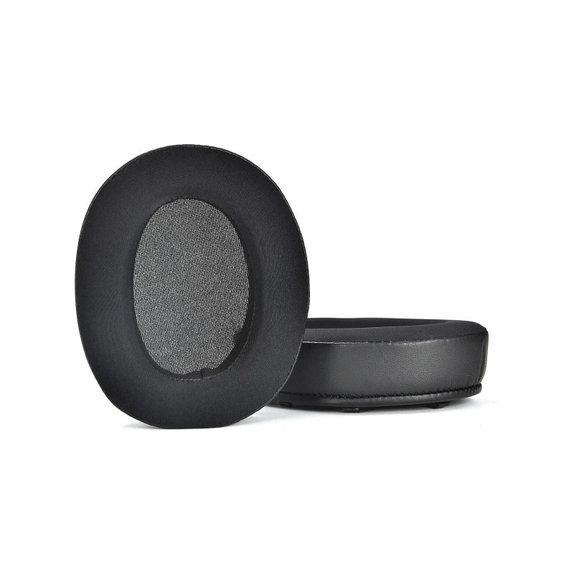 Cuscinetti auricolari di ricambio per Sony WH-XB910N, Memory foam, Textile and Leather, Black, Cooling Gel, 1 paio