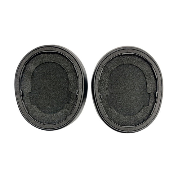 Cuscinetti auricolari di ricambio per Steelseriess Nova Pro, Memory foam and PU leather, Black, 1 paio