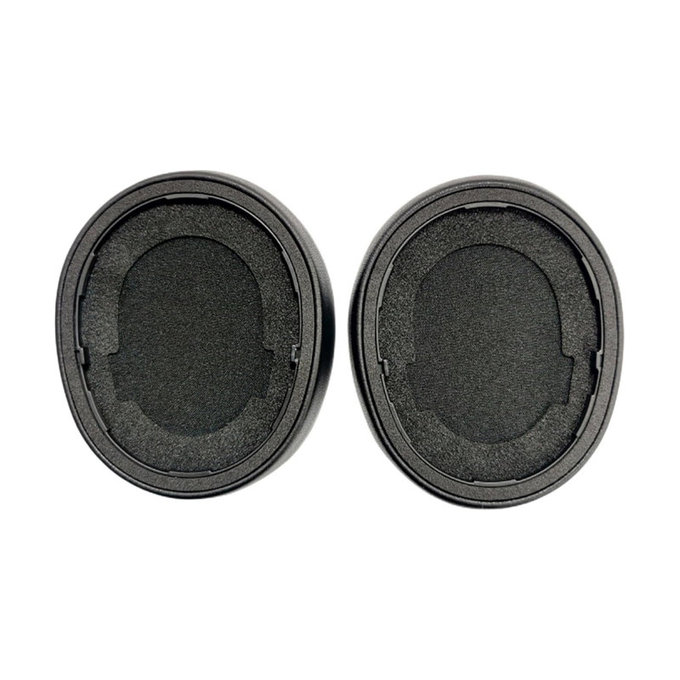 Cuscinetti auricolari di ricambio per Steelseriess Nova Pro, Memory foam and PU leather, Black, 1 paio