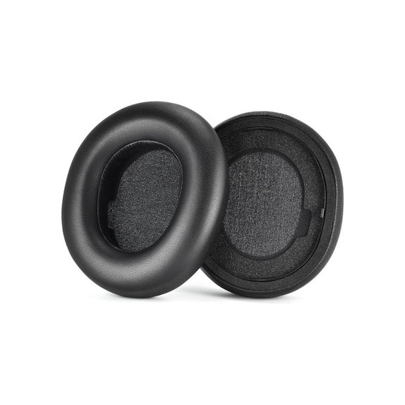 Cuscinetti auricolari di ricambio per Steelseriess Nova Pro, Memory foam and PU leather, Black, 1 paio