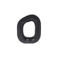 Cuscinetti auricolari di ricambio per Corsair HS80, Memory foam + Velour, Black, 1 paio