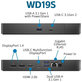 Docking Station USB-C con adattatore da 130W per Dell WD19S K20A001, Ricondizionata