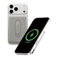 PowerBank wireless 5000 mAh, con supporto rotante 20 W, compatibile con MagSafe, Qi2/USB-C, Titanio, empower