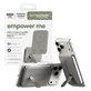 PowerBank wireless 5000 mAh, con supporto rotante 20 W, compatibile con MagSafe, Qi2/USB-C, Titanio, empower
