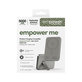 PowerBank wireless 5000 mAh, con supporto rotante 20 W, compatibile con MagSafe, Qi2/USB-C, Titanio, empower