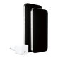 Adattatore da viaggio Grand Prix USB-C, GaN, 30 W PD, Silver White, PanzerGlass