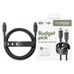 Cavo USB-C, 60 W, Racing, 1, 2 m, Space Black, PanzerGlass