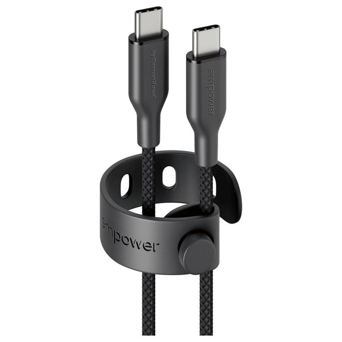 Cavo USB-C, 60 W, Racing, 2 m, Space Black, PanzerGlass