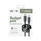 Cavo USB-C, 60 W, Racing, 2 m, Space Black, PanzerGlass