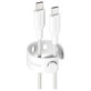 Cavo USB-C, 60 W, Racing, 2 m, Bianco argento, PanzerGlass