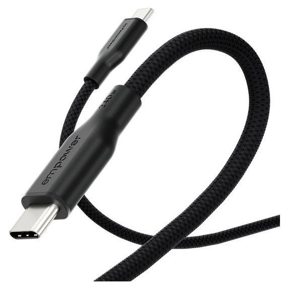 Cavo USB-C, 240 W, Racing, 1, 2 m, Space Black, PanzerGlass