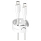Cavo USB-C, 240 W, Racing, 1,2 m, Silver White, PanzerGlass