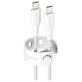 Cavo USB-C, 240 W, Racing, 2 m, Bianco argento, PanzerGlass