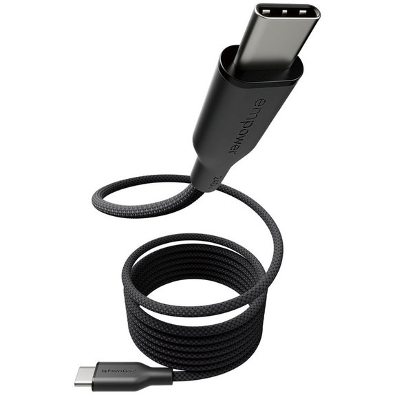 Cavo USB-C, 240 W, Magnetic, 1, 5 m, Space Black, PanzerGlass