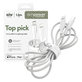 Cavo USB-C/Lightning, 60 W, Racing, 1, 2 m, Bianco argento, PanzerGlass