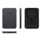 PowerBank wireless 5000 mAh 20 W, compatibile con MagSafe, Qi2/USB-C, Black spazio, empower