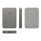 PowerBank wireless 10000 mAh, 20 W, compatibile con MagSafe, Qi2/USB-C, Titanio, empower