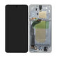 Schermo per Samsung S25 Edge, Titanium Silver, Vetro touch con cornice, GH82-37224A, Genuine Service Pack