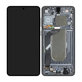 Schermo per Samsung S25 Edge, Titanium Jetblack, Vetro touch con cornice, GH82-37224C, Genuine Service Pack