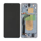 Schermo OLED per Samsung S25 Edge, Titanium Silver, Vetro touch con cornice