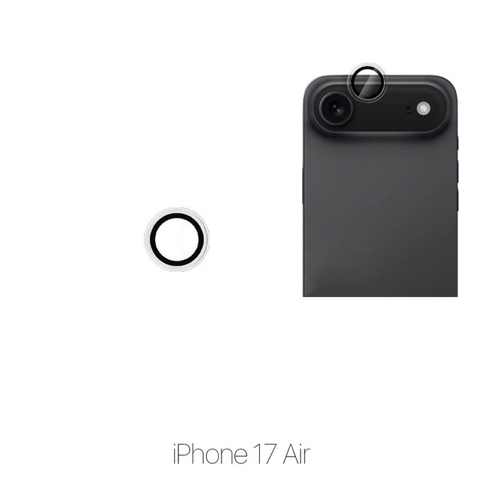 Vetro temperato fotocamera posteriore senza cornice per iPhone Air, FixPremium