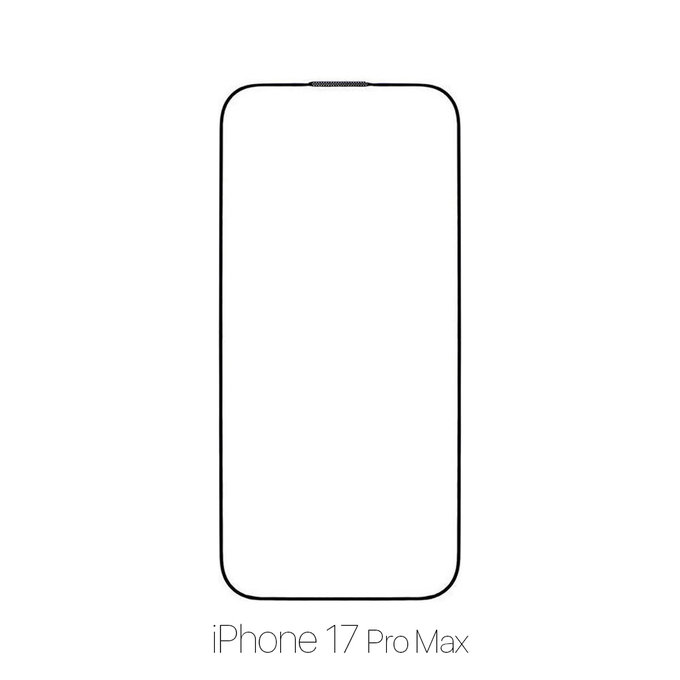 Vetro temperato FullCase per iPhone 17 Pro Max, FixPremium