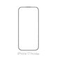 Vetro temperato FullCase per iPhone 17 Pro Max, FixPremium