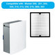 Filtro HEPA per Blueair 200-seriess, 300-seriess (Activated carbon)