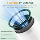 Filtro HEPA per Dyson Pure Hot + Cool-seriess, Pure Cool Desk-seriess (Activated carbon), Green
