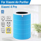 Filtro HEPA per Xiaomi Mi Mijia Air Purifier 4 Pro (Anti-bacterial), Blue