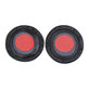 Cuscinetti auricolari di ricambio per Poly Blackwire 3200, Memory foam and PU leather, Black, 1 paio