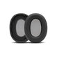 Cuscinetti auricolari di ricambio per Sony WH-1000XM6, Memory foam and PU leather, Black, 1 paio