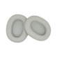 Cuscinetti auricolari di ricambio per Sony WH-1000XM6, Memory foam and PU leather, White, 1 paio