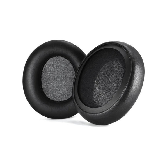 Cuscinetti auricolari di ricambio per Steelseriess Arctis Nova 1, 3, 5, 7, 9, Pro Wired, Memory foam and PU leather, Black, 1 paio