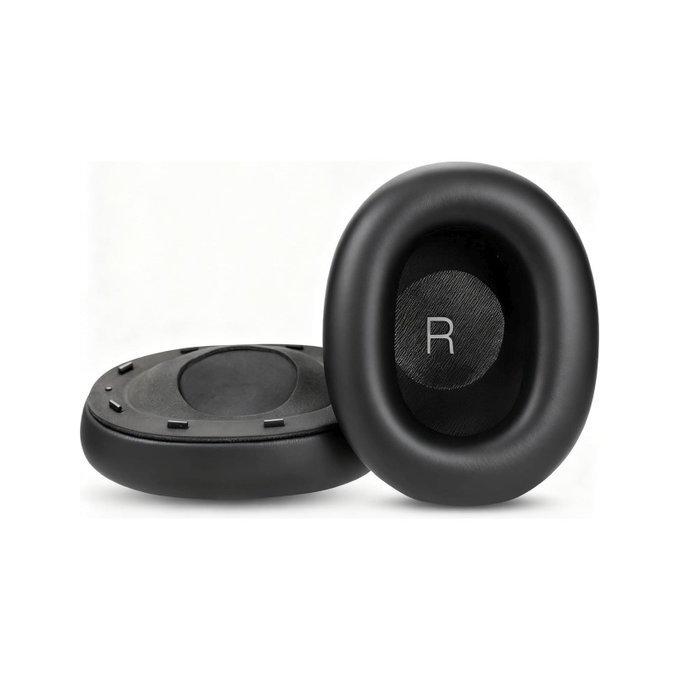 Cuscinetti auricolari di ricambio per JBL Tour One M3, Memory foam and PU leather, Black, 1 paio