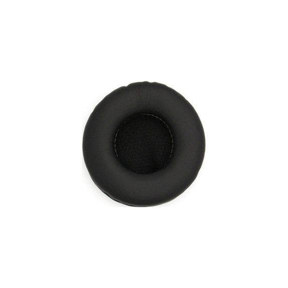 Cuscinetti auricolari di ricambio per AKG K518, K518DJ, K81, K518LE, Memory foam and PU leather, Black, 1 paio