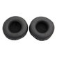 Cuscinetti auricolari di ricambio per AKG K518, K518DJ, K81, K518LE, Memory foam and PU leather, Black, 1 paio