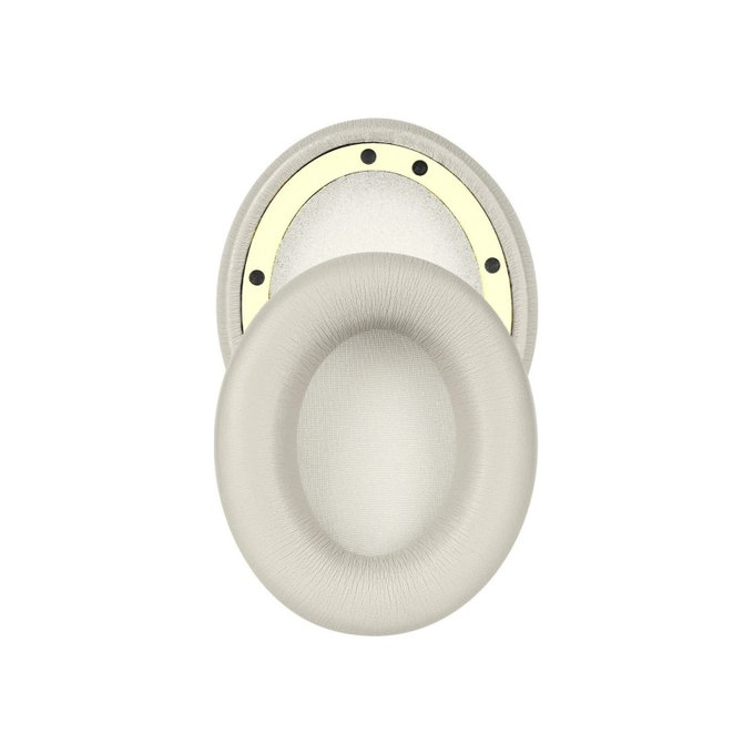 Cuscinetti auricolari di ricambio per Beats Studio Pro, Memory foam and PU leather, Grey, 1 paio